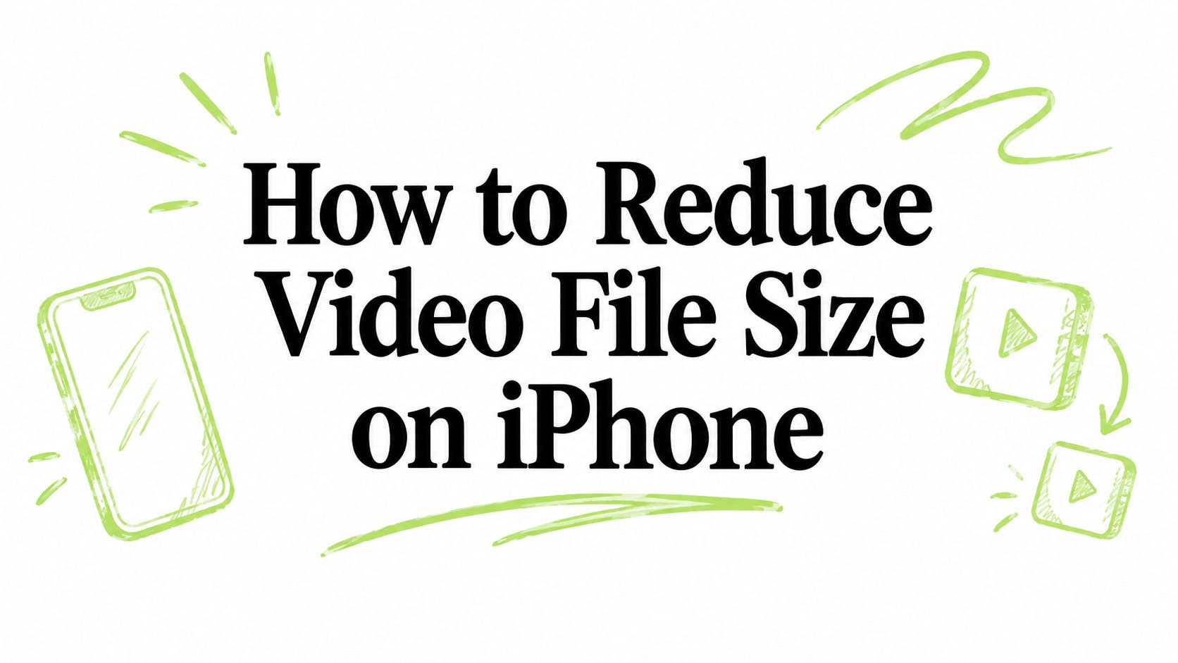 How to Reduce Video File Size on iPhone
