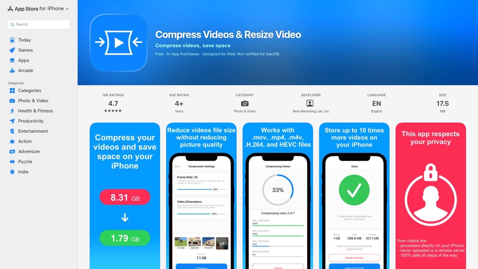 Compress Videos & Resize Video