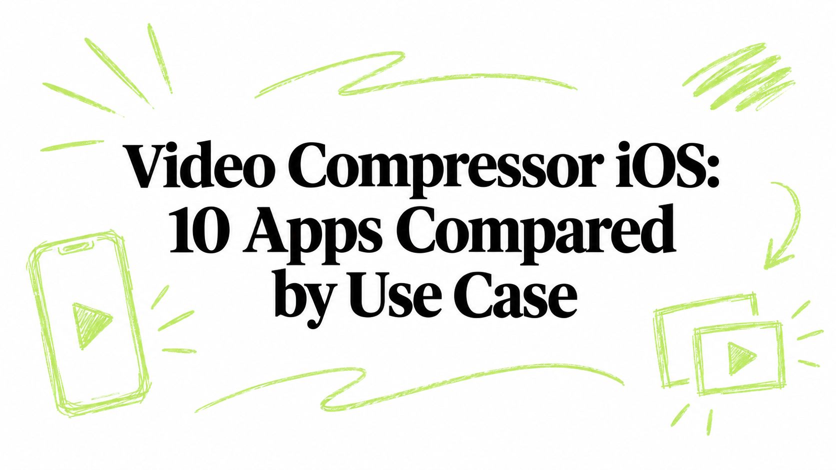 Video Compressor iOS: 10 Apps Compared by Use Case